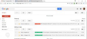 Organised Gmail Inbox